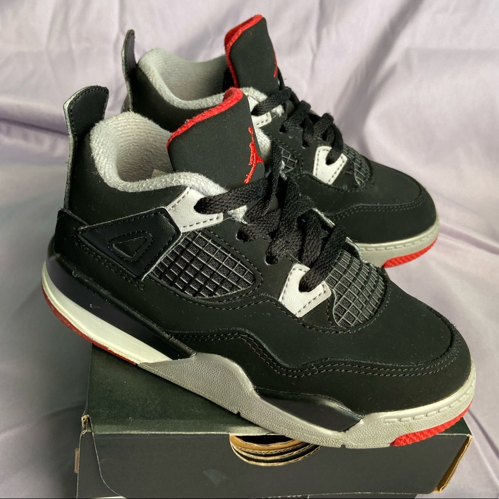 Jordan Retro 4 Fire Red-Cement Grey